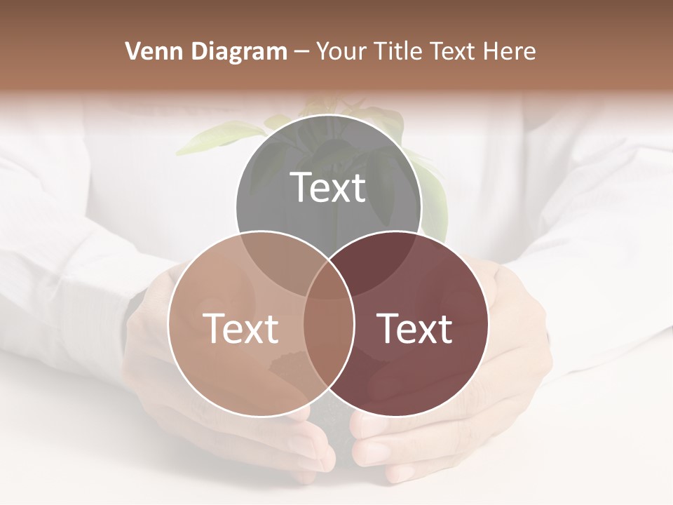 Gardening Hand Life PowerPoint Template