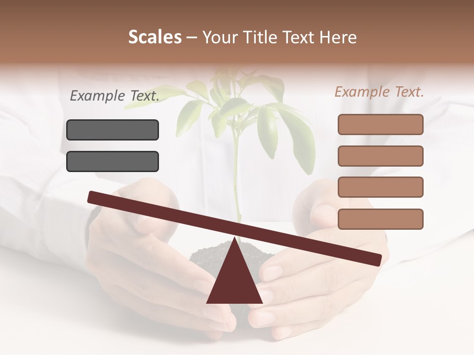 Gardening Hand Life PowerPoint Template