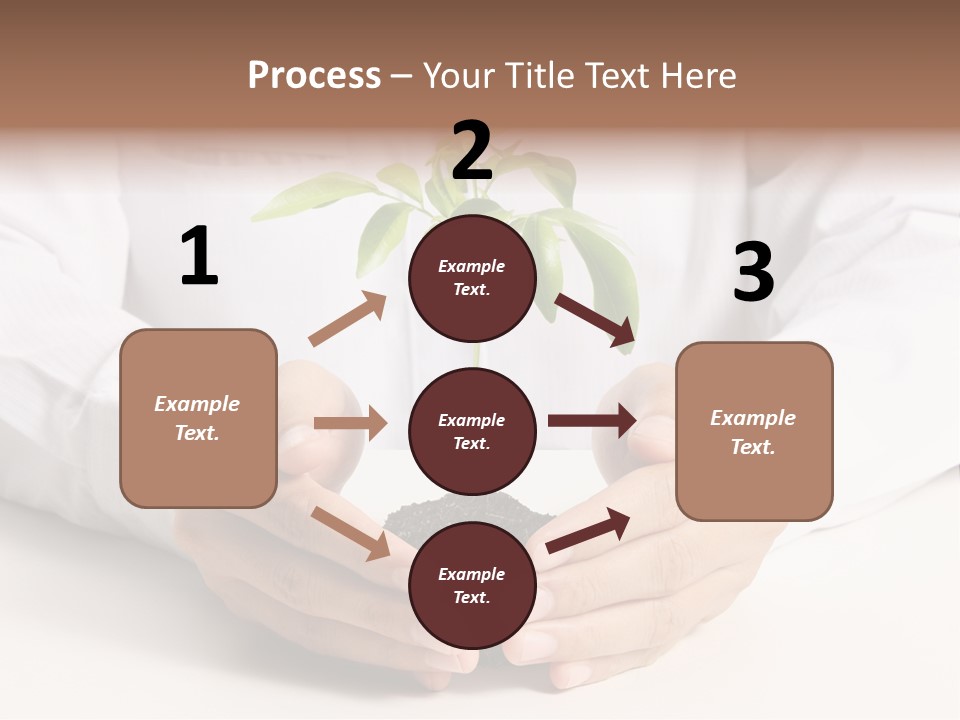 Gardening Hand Life PowerPoint Template