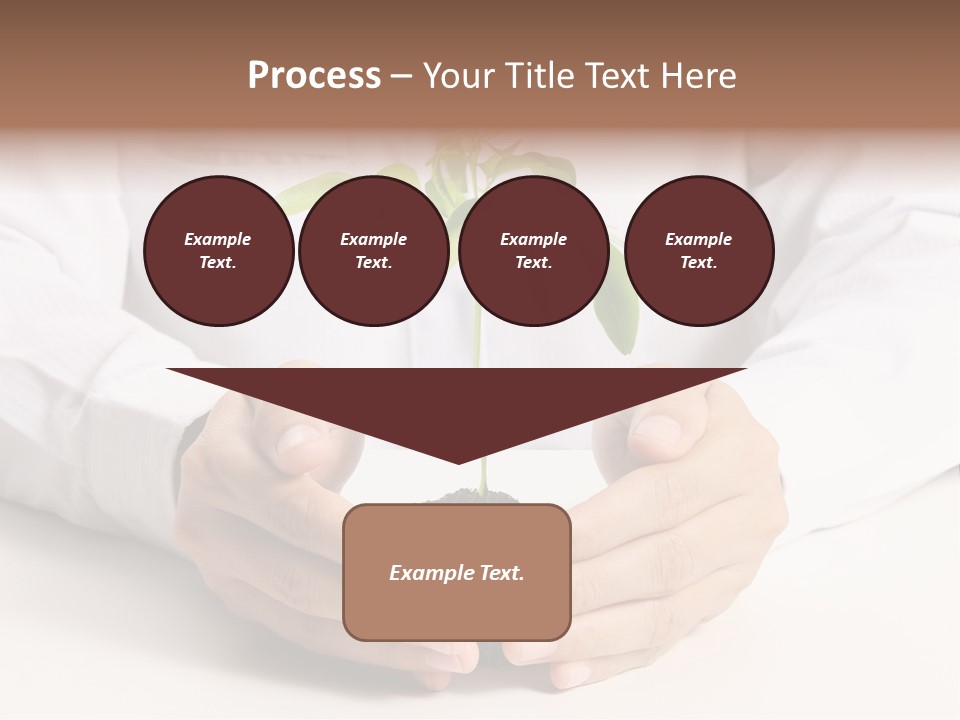 Gardening Hand Life PowerPoint Template