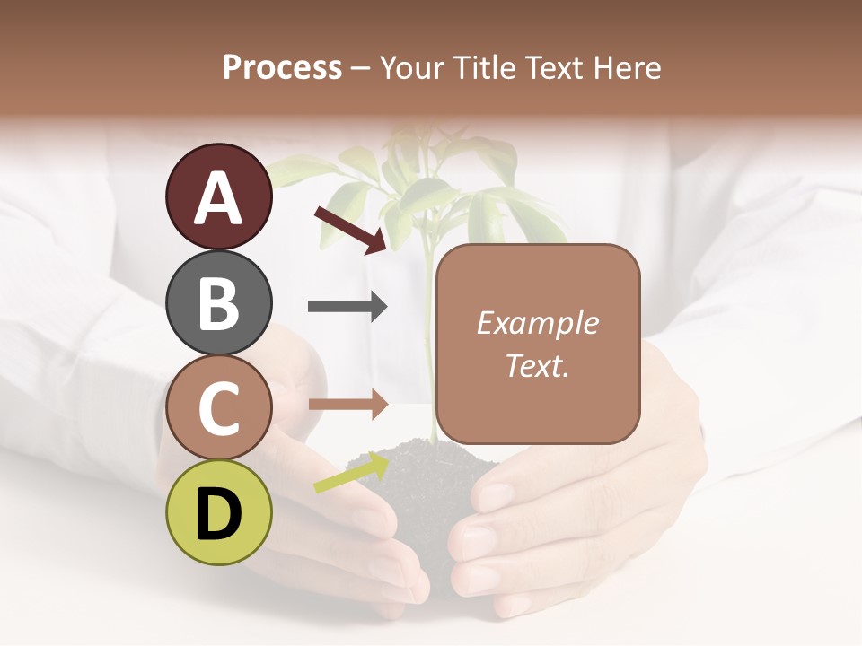 Gardening Hand Life PowerPoint Template