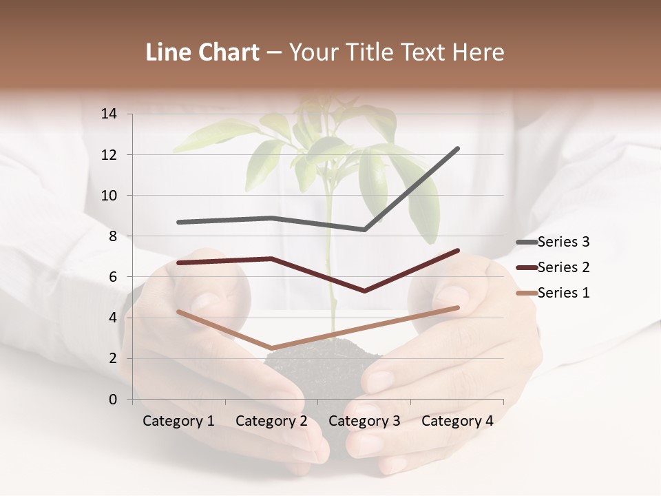 Gardening Hand Life PowerPoint Template