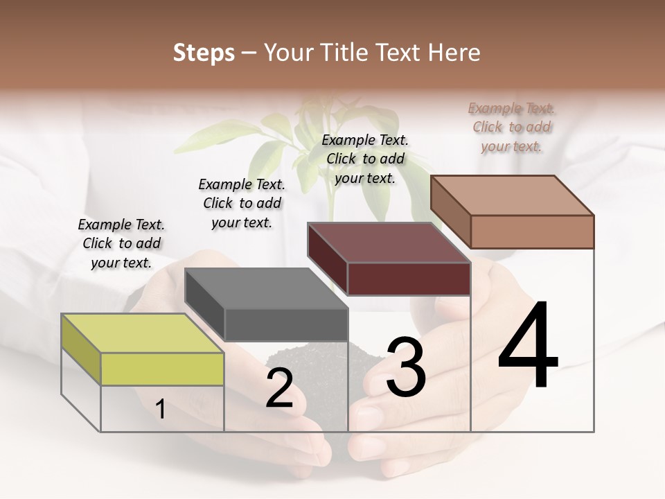 Gardening Hand Life PowerPoint Template