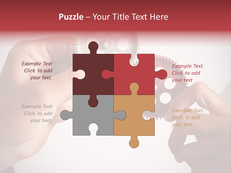 Mechanism Success Transmission PowerPoint Template