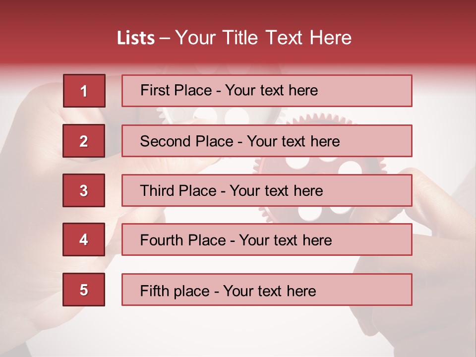 Mechanism Success Transmission PowerPoint Template