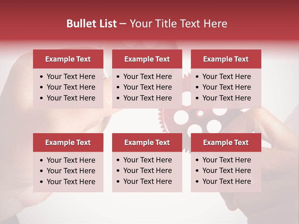 Mechanism Success Transmission PowerPoint Template
