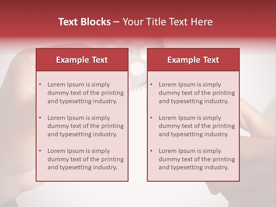 Mechanism Success Transmission PowerPoint Template