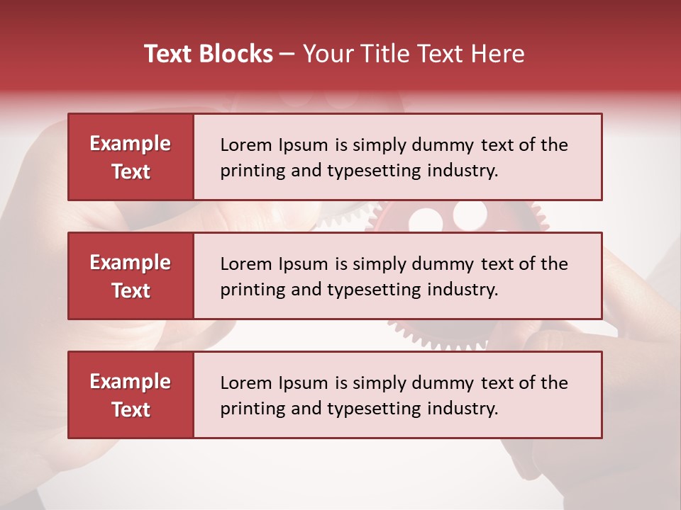 Mechanism Success Transmission PowerPoint Template