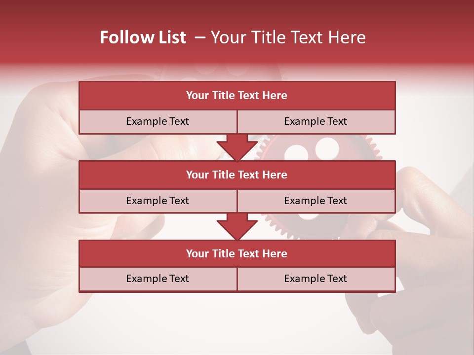 Mechanism Success Transmission PowerPoint Template