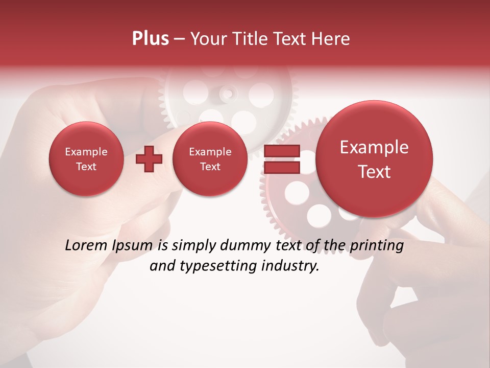Mechanism Success Transmission PowerPoint Template
