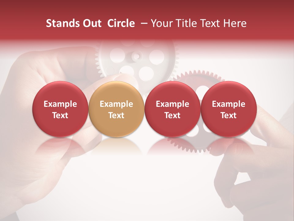 Mechanism Success Transmission PowerPoint Template