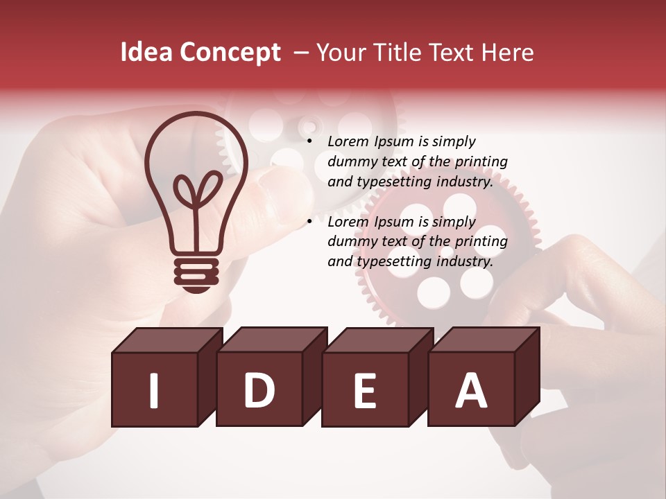 Mechanism Success Transmission PowerPoint Template