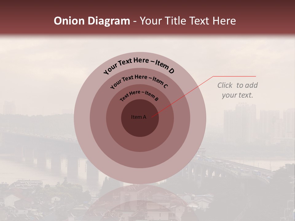 Downtown District Yangtze River Housing Development PowerPoint Template