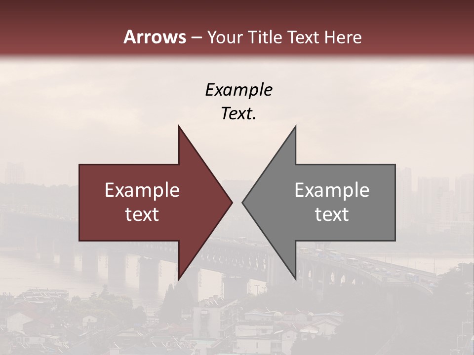 Downtown District Yangtze River Housing Development PowerPoint Template