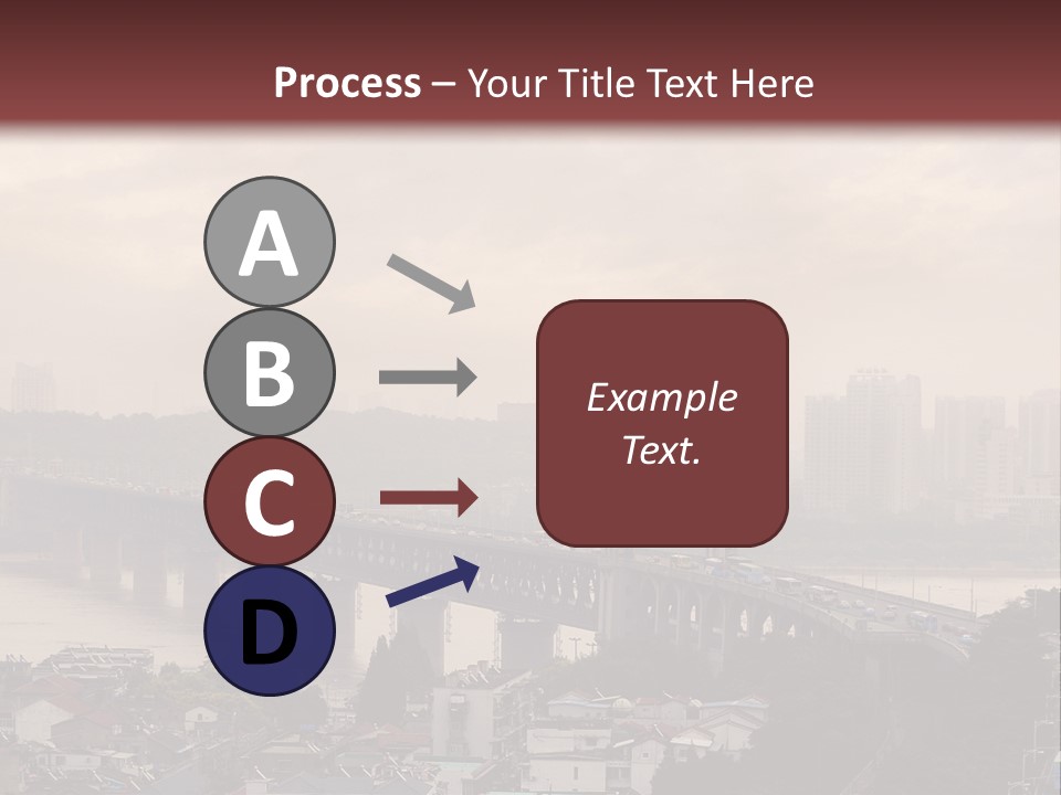 Downtown District Yangtze River Housing Development PowerPoint Template