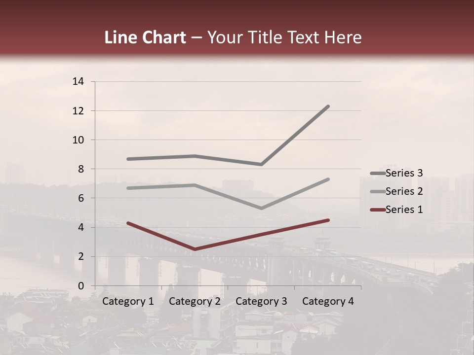 Downtown District Yangtze River Housing Development PowerPoint Template