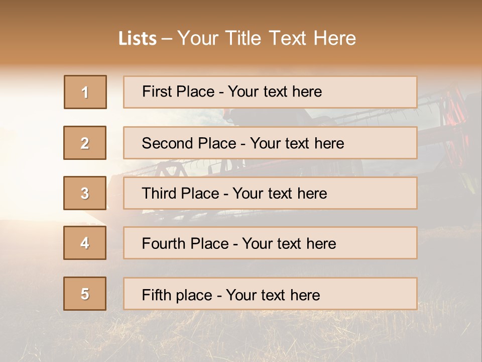 Transport Summer Man PowerPoint Template