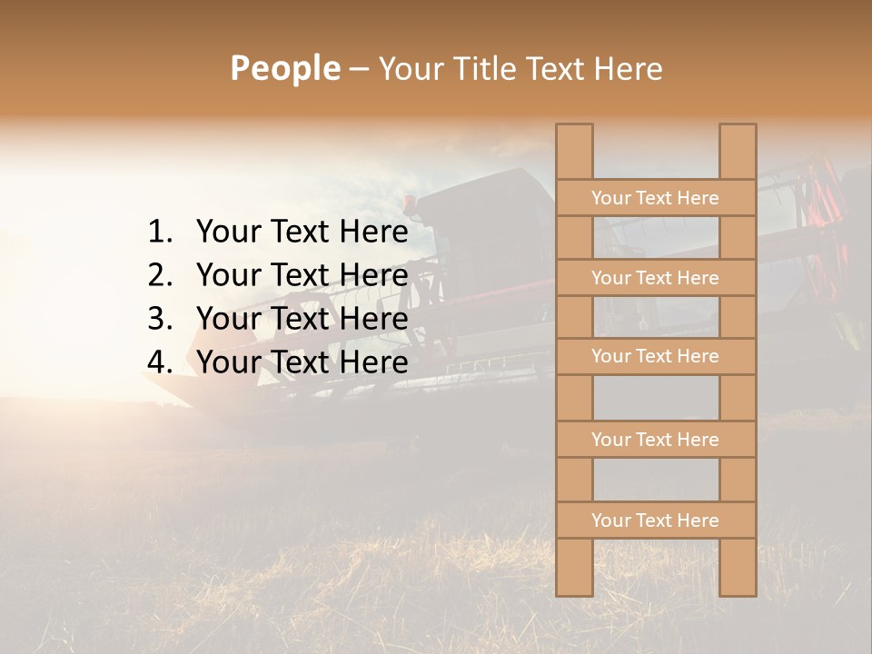 Transport Summer Man PowerPoint Template