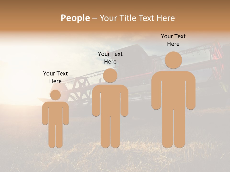 Transport Summer Man PowerPoint Template