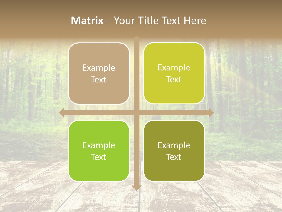 Nature Green Forest PowerPoint Template