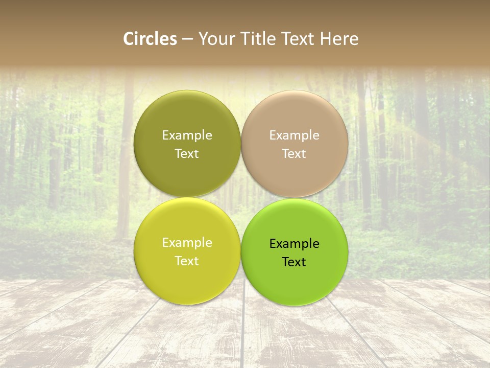 Nature Green Forest PowerPoint Template