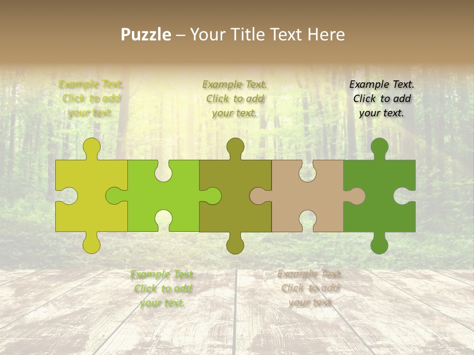 Nature Green Forest PowerPoint Template