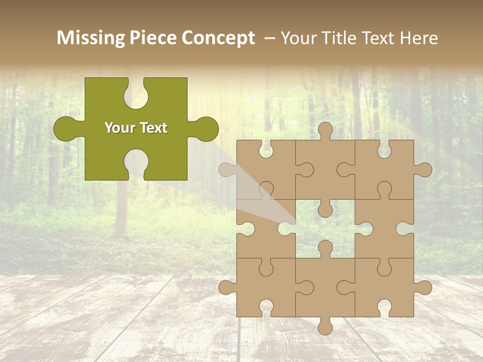 Nature Green Forest PowerPoint Template