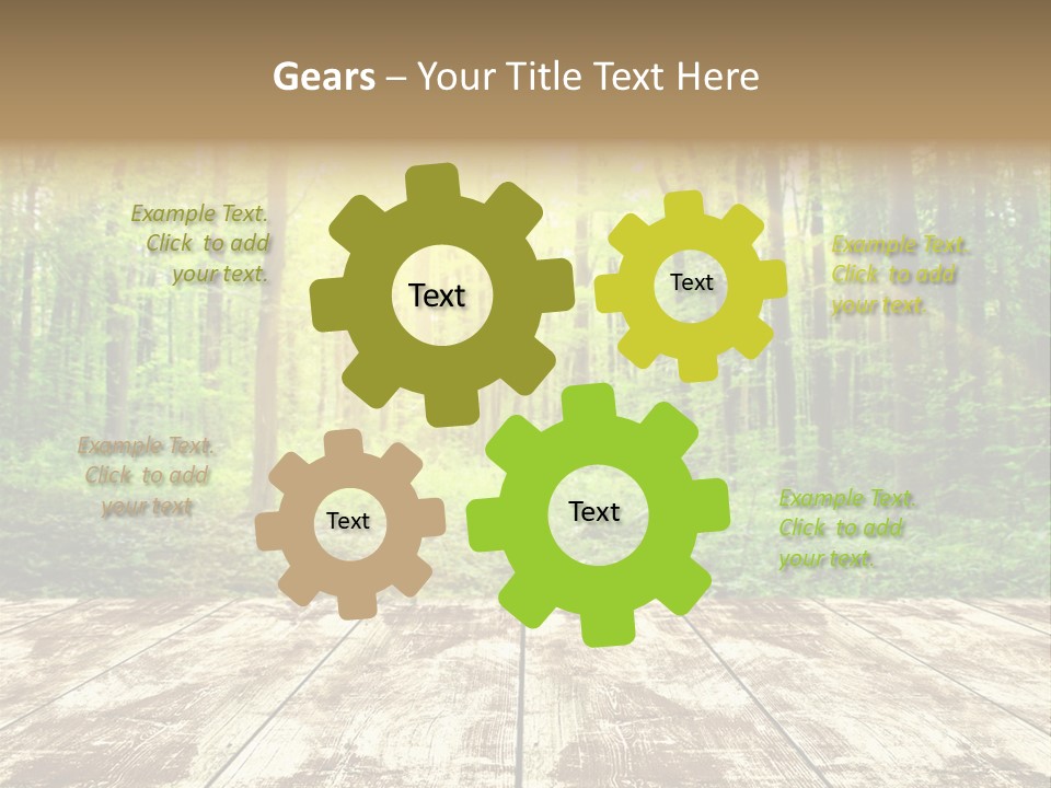 Nature Green Forest PowerPoint Template
