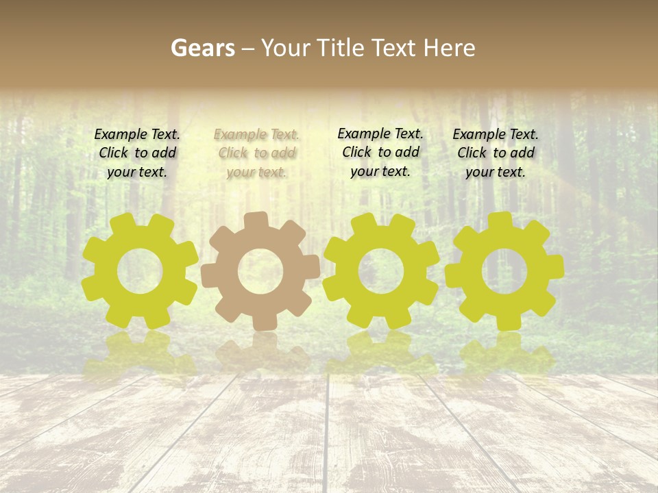 Nature Green Forest PowerPoint Template