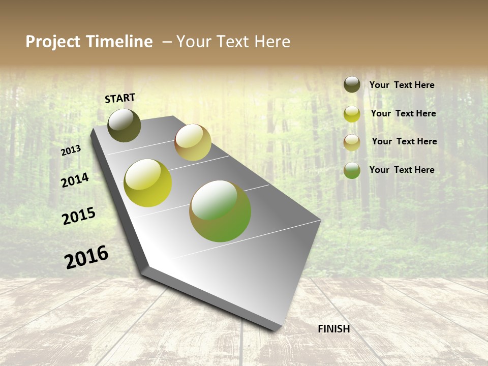 Nature Green Forest PowerPoint Template
