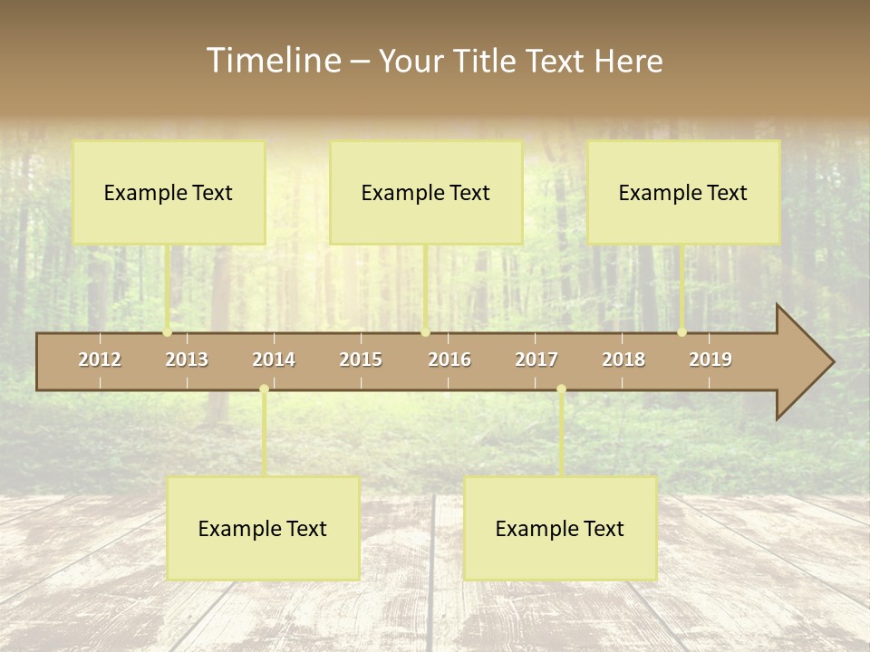 Nature Green Forest PowerPoint Template