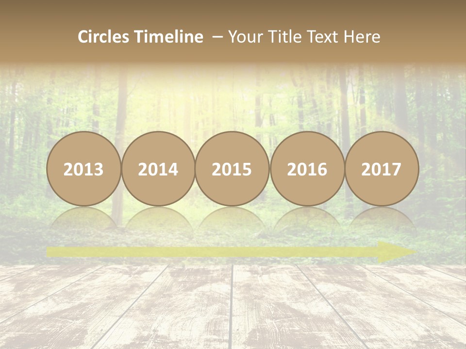 Nature Green Forest PowerPoint Template