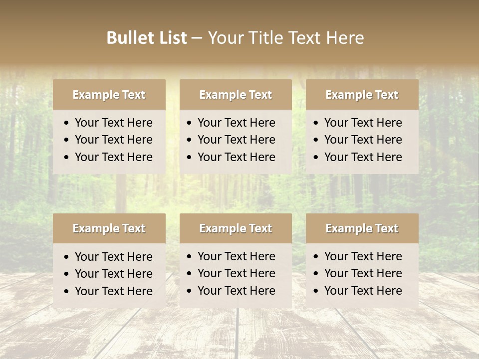 Nature Green Forest PowerPoint Template