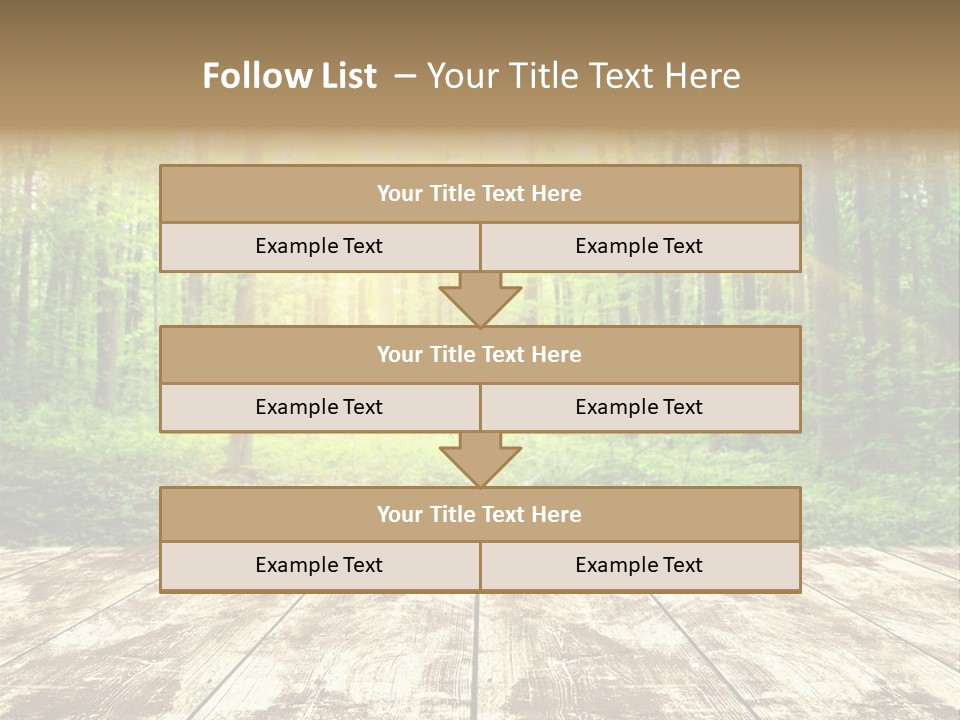 Nature Green Forest PowerPoint Template