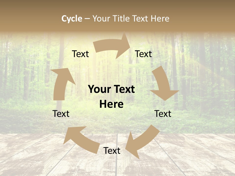 Nature Green Forest PowerPoint Template