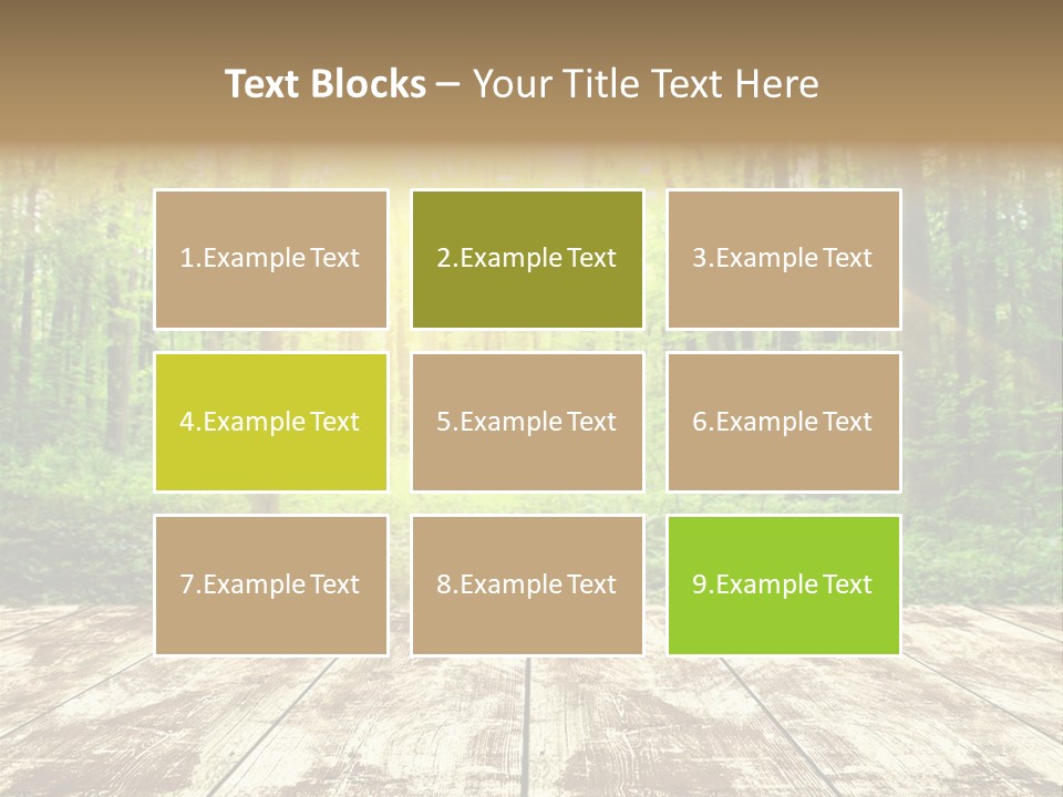Nature Green Forest PowerPoint Template