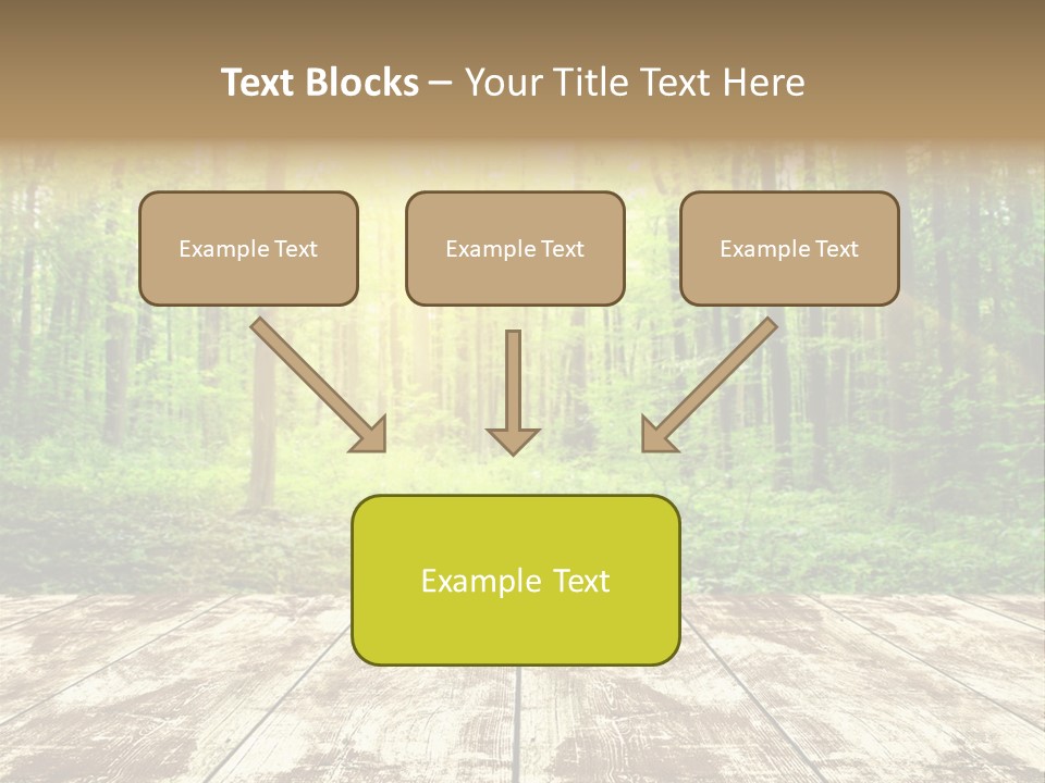 Nature Green Forest PowerPoint Template