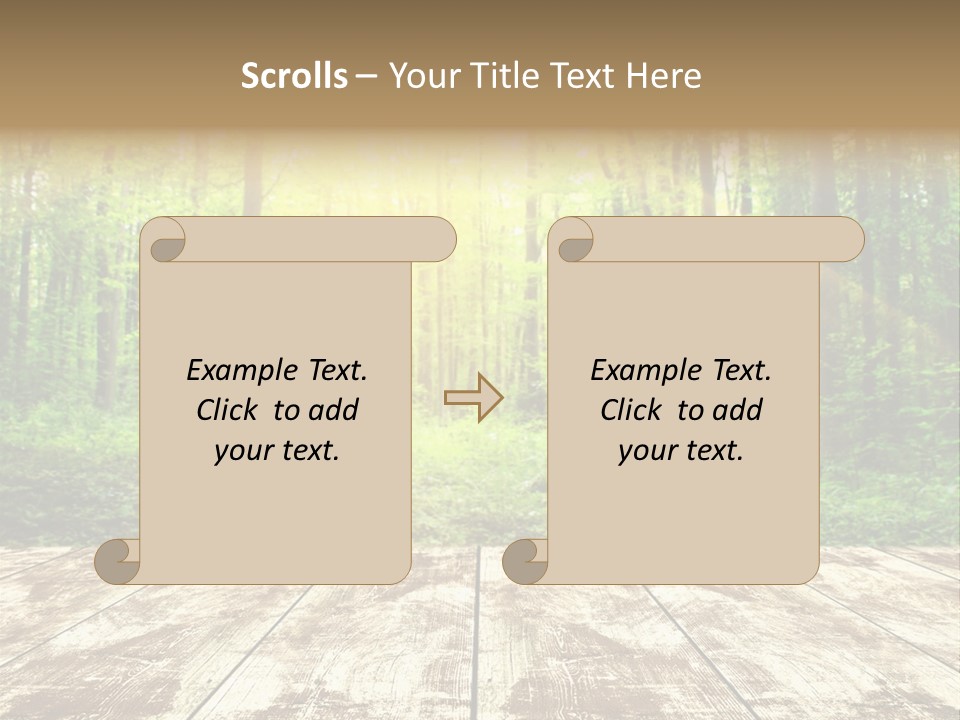 Nature Green Forest PowerPoint Template