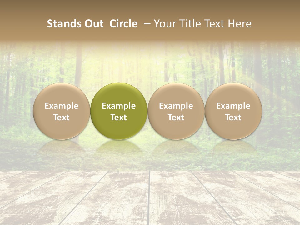 Nature Green Forest PowerPoint Template