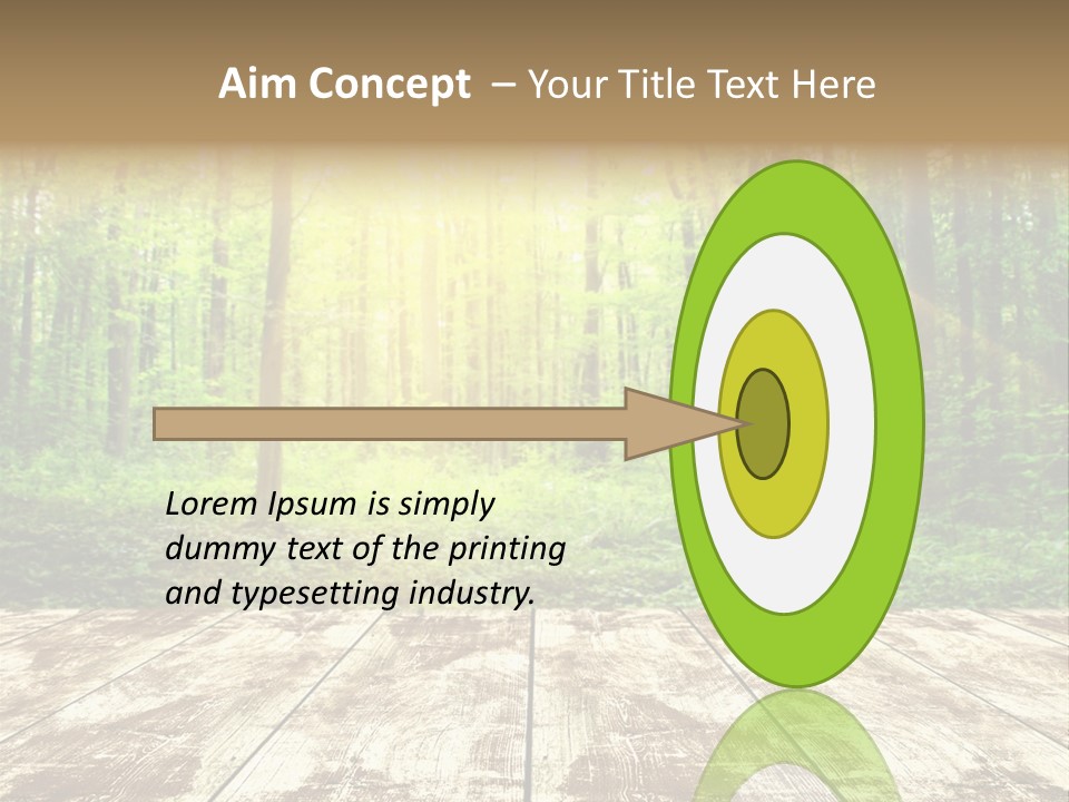 Nature Green Forest PowerPoint Template
