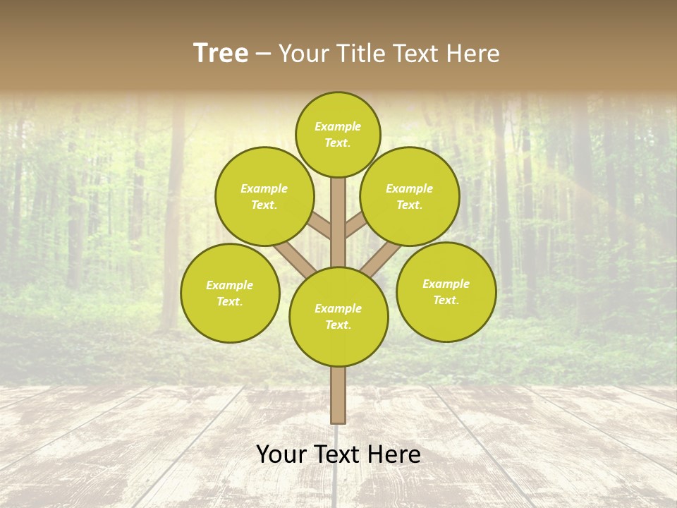 Nature Green Forest PowerPoint Template