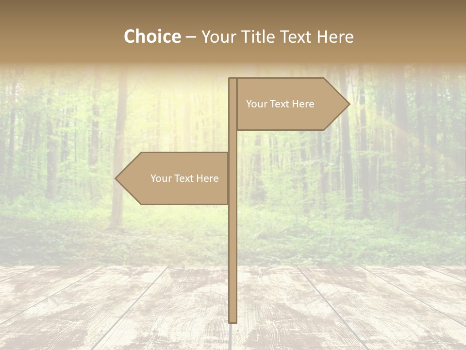 Nature Green Forest PowerPoint Template