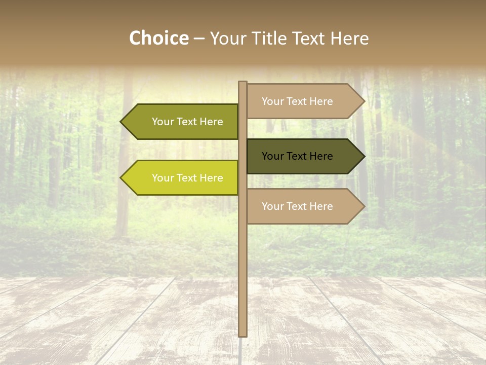 Nature Green Forest PowerPoint Template