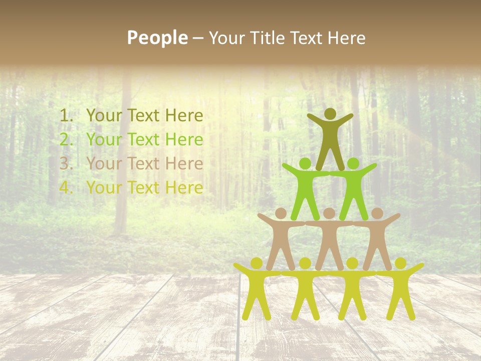 Nature Green Forest PowerPoint Template