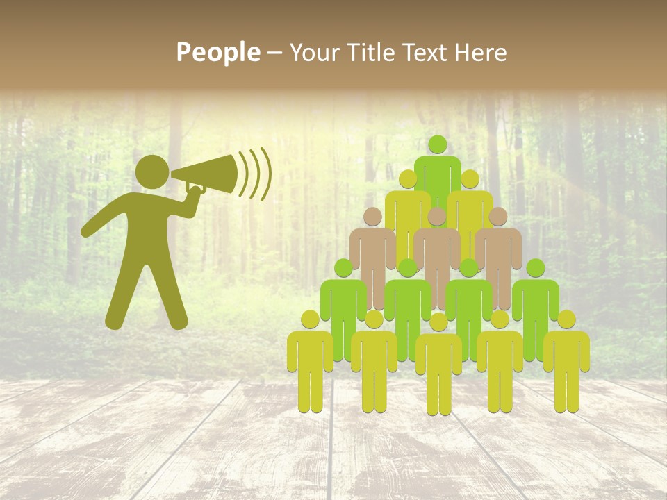 Nature Green Forest PowerPoint Template