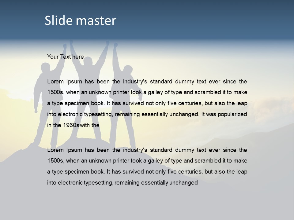 Valley Outdoor Hike PowerPoint Template