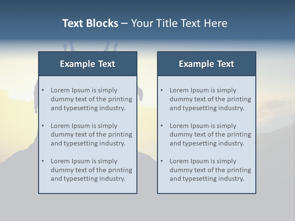 Valley Outdoor Hike PowerPoint Template