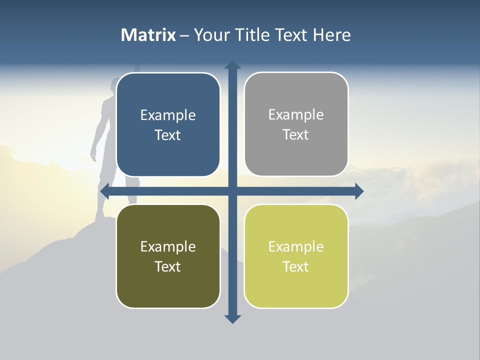 Nature High Blue PowerPoint Template