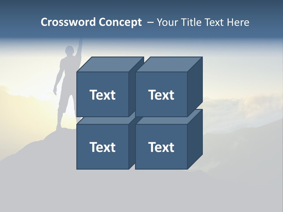 Nature High Blue PowerPoint Template