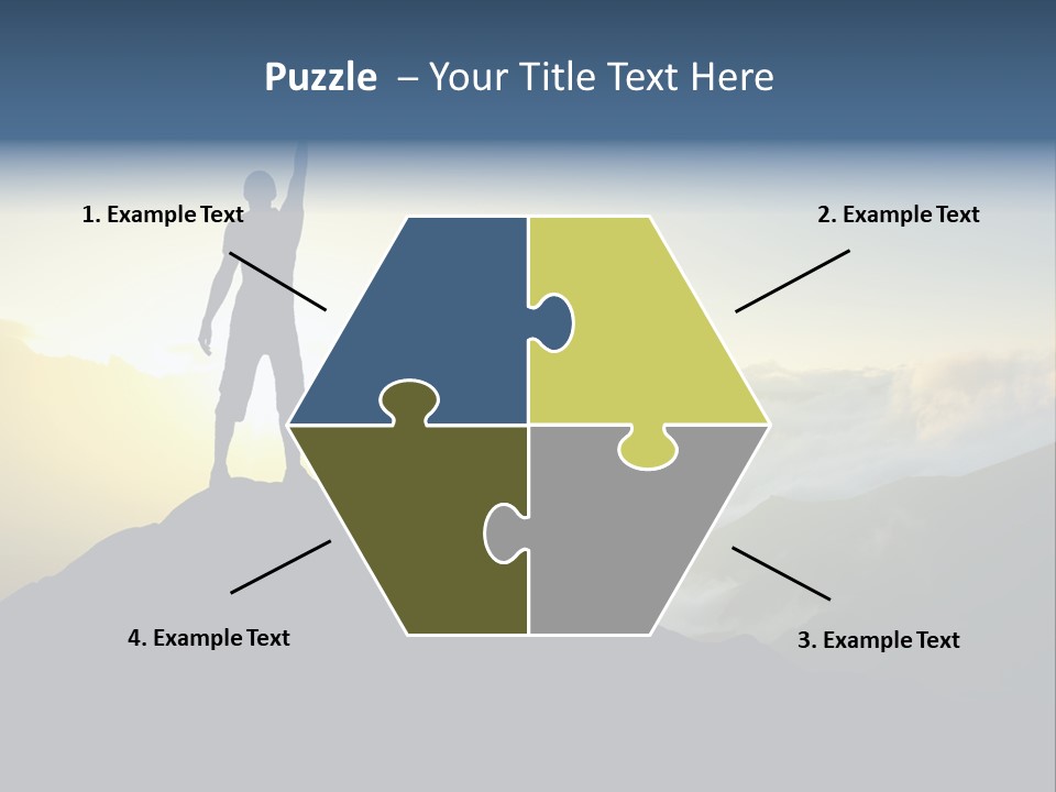 Nature High Blue PowerPoint Template